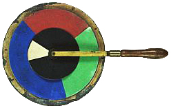 La rueda de colores original de J.C. Maxwell.