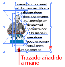 Se puede ceñir a mano un contorneo complejo.