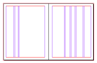 Maquetas de InDesign con columnas de distinto ancho.