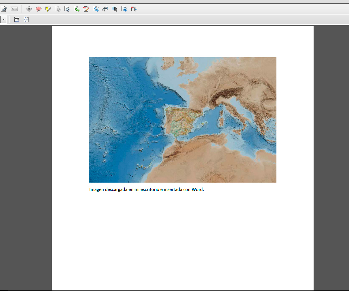 Imagen de un PDF hecho en Word.
