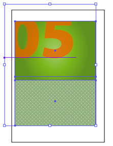 Una aplicación de máscara de recorte en Illustrator.