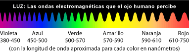 la luz es una parte del espectro electromagnético