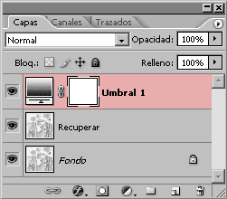 Capa de ajuste Umbral.