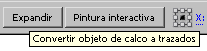 Expandir trazado.