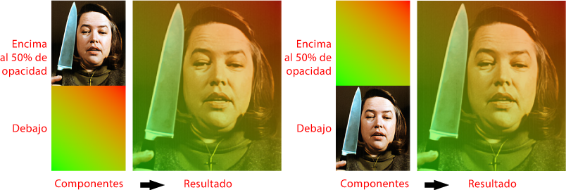 Modo de fusión normal al 50%.
