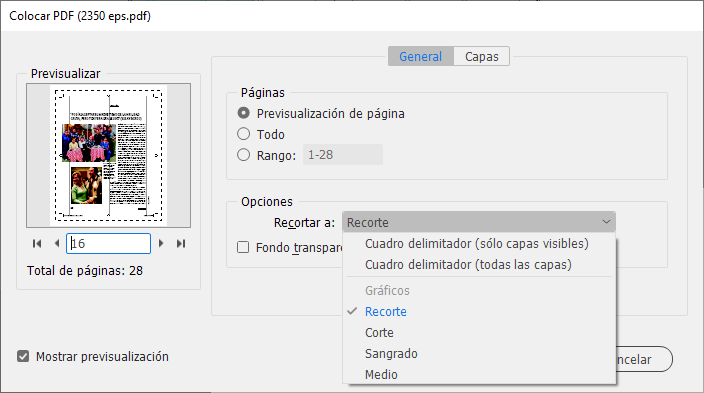 Cómo colocar PDF en Adobe InDesign.